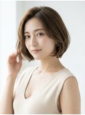 前髪なし/大人ショートヘア/ひし形ショートボブ/30代40代50代