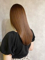 ピュアメンド 梅田(Pure Mend)&nbsp;つや感チョコブラウン☆艶ストレート