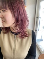 ヌル ヘア デザイン(nullus hair desigh)&nbsp;大人ピンク×ブリーチ