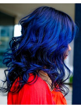 ニコヘアー(niko hair) マリンブルー夏カラー▼LINEID@vey3047y