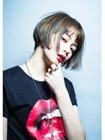 ブルー ヘアーメイク(Blue Hair Make)&nbsp;透け感カラーのグラボブ