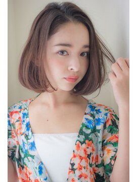 ロンドアベニール 北千住(Lond avenir) 【lond avenir本田奈穂美】センターパートの大人カジュアルボブ