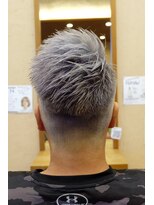 シェロヘア(cielo HAIR)&nbsp;シルバーカラーメンズワイルド