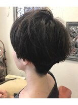 キープへアデザイン(keep hair design)&nbsp;【自由が丘 keep 松下】女性の刈り上げナチュラルショート