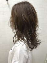 サンディーズ(Sandees)&nbsp;▼セミロングレイヤー×ブランジュカラー