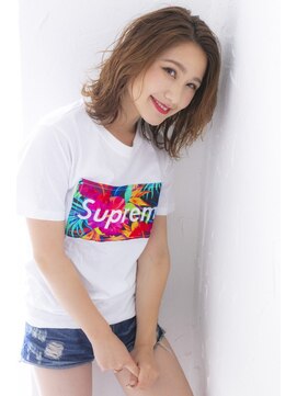 ルミネート 日暮里店(Ruminate) ウェーブハネ感ミディ【日暮里/西日暮里/シールエクステ】