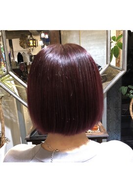 アティック ヘアーデザインアンドリラクゼーション(attic hair design&relaxation) ピンクカラー