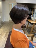 ショートボブ ショート 簡単 小顔 大人かわいい 登戸 耳かけ 楽