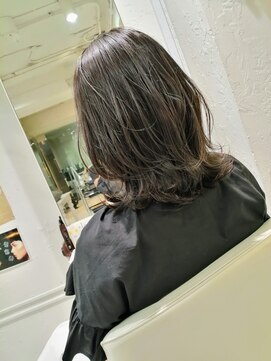 ファイブボックスヘアー 広島(five vox hair) シルバーグレージュ