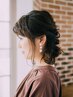 ヘアアレンジ施術の方☆前髪Cutサービス！ハーフアップ￥4,400～