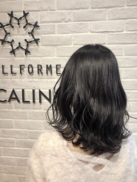 ビューティー エールフォルム 浜松有玉店(BEAUTY YELLFORME) ダークトーンアッシュグレー×ふんわり巻きstyle