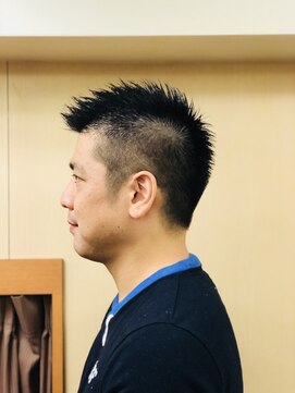 ヒロギンザ 新橋日比谷口店(HIRO GINZA) ソフトモヒカン風ショートスタイル