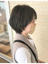 アルム(hair salon Alum)&nbsp;『 ナチュラルマッシュショート☆　ハイライトで抜け感☆ 』