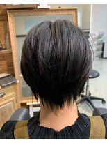 スイート ヘアデザイン(Suite HAIR DESIGN)&nbsp;小顔見せで大人かわいい☆暗髪×ひし形ショート