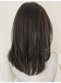 ★廣中優奈★柔らかくくすませたアッシュグレー 髪質改善
