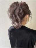 ポニーテールアレンジ