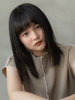 オースティン 流山おおたかの森(AUSTIN)&nbsp;大人かわいい前髪セシルカットココアブラウンフリンジウェーブ