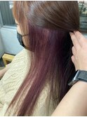 【REJOICE hair】イヤリングカラー×ピンクラベンダー☆