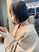 リール 銀座(R'EEL)&nbsp;黒髪ボブルフ×髪質改善[銀座]