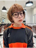 前上がりマッシュショート