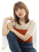 ヘアリゾート バレンタイン(hair+resort valentine)&nbsp;ミディアムストレート/20代30代40代/ナチュラル/レイヤーミディ