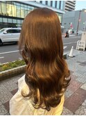 #ブラウンカラー#巻き髪#髪質改善トリートメント