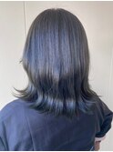 オリーブグレージュ◯切りっぱなし◯外ハネボブ◯ツヤ感