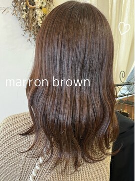 ヘアーチェリーコーク ランプ(HAIR CHERRY COKE Lamp) ◯マロンブラウンカラー