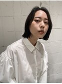顔まわりレイヤーボブ
