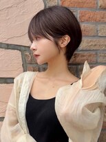 アイドットプラス 表参道(i.+omotesando)&nbsp;小顔ヘアふんわりショート簡単スタイリングブリーチなしカラー