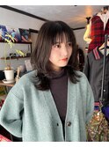 レイヤーカット×透明感カラー