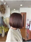ピンクラベンダー×ボブ