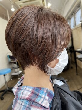 ルリアン 元住吉店(Le'lien) 顔周り似合わせくびれショート「元住吉美容室」