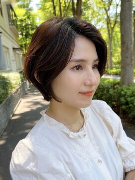 ビュートリアム 広尾(BEAUTRIUM) 広尾　恵比寿　白金　ひし形ショート　前髪なし　大人ヘア