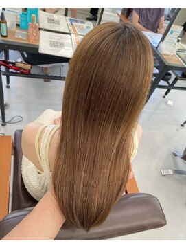 フォルテ 島田店 髪質改善　オリーブベージュ