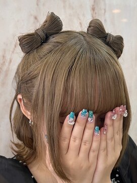 ラビス(Lovis) セミディ/シアーカラー/魅力倍増カール/ダークアッシュ