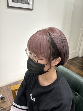 アークス(Ark'ss) ショート レディース アンブレラ ピンクベージュ ブリーチ