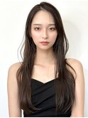 韓国ヘア暗めカラー艶カラー小顔カット透明感10代20代30代