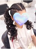 体育祭ヘア 【クランソア】ヘアセット/ヘアメ/心斎橋