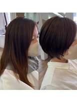 アメリ(Ameri)&nbsp;-Ameri-藤川☆ショートボブ【浜町/ショート/髪質改善】