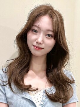 アンカーバイナチュラル(anchor by natural) 韓国風/レイヤー/小顔/前髪カット/髪質改善/グレージュ/透明感