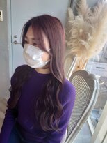 ピンク バイ アンジェリカ 瓢箪山店(PINQ by ANGELICA) #PINQ #レイヤーカット #ベリーピンク