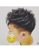 アポロカットステージ 相模大野店&nbsp;アップバング/ツーブロックマッシュ<理容室>[メンズ/相模大野]