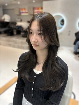 エヌ 大阪梅田店(enu) 大人気♪韓国レイヤースタイル×グレージュカラー