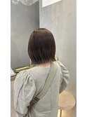 美髪*切りっぱなしボブ*グレージュ*髪質改善*Zina札幌大通