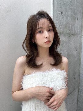 ロンドメリア 天神大名店(Lond Melia) 小顔に見せるヘア/ワンレン/ボブウルフ/ネビージュ/黒髪カタログ