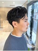 メンズパーマ/シャドウパーマ/メンズカット/韓国ヘア/刈り上げ