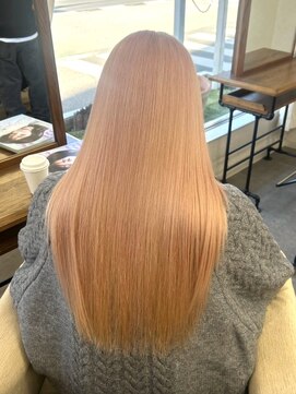 リングバイモアムー(Ring by Moremuu) yui ミルクティー　ブリーチカラー