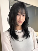 ジアン テラス(GIEN TERRASSE)&nbsp;レイヤーカットハッシュカット韓国レイヤー/岸本