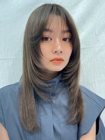 ラボヌール ヘアーウル 春日部西口店(La Bonheur hair heureux)&nbsp;くびれスタイル/エモージュベージュカラー